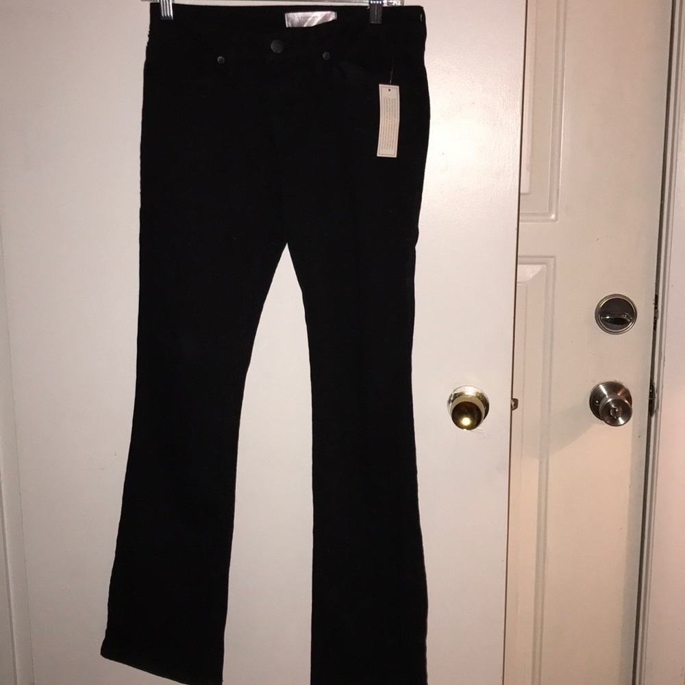 Black bootcut jeans